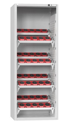Cabinet for NC tools with swing doors with equipment - 1