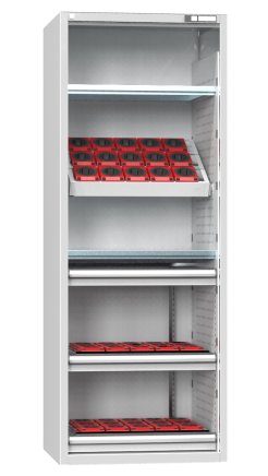 Roller cabinet for NC tools with equipment - 1