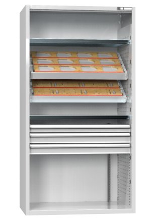 Roller cabinet for NC tools with equipment - 1