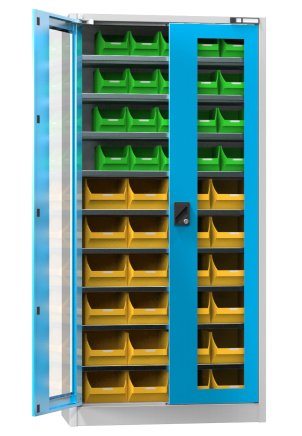 Cabinet with plastic boxes UK1-B21S - 1