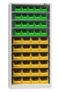Cabinet with UK1-B2 plastic boxes - 1