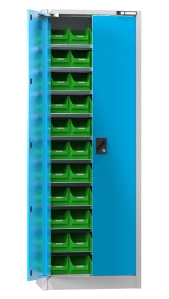 Cabinet with plastic boxes UK2-B11 - 1