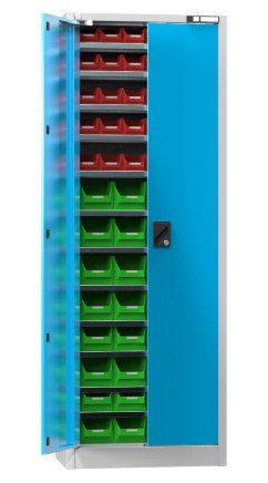 Cabinet with plastic boxes UK2-B21 - 1