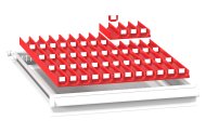 Plastic drawer divider ZE 27 x 36D - 1