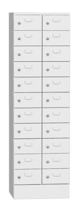 Mail sorting cabinet SVO_32_B22 without drop - 1