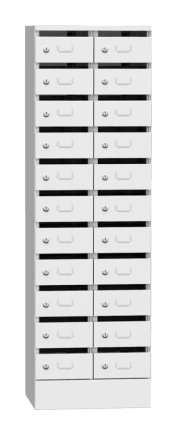 Mail sorting cabinet SVO_32_A22 with drop - 1
