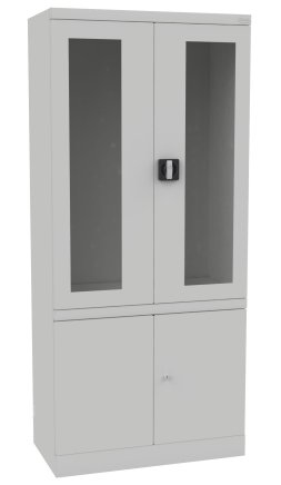 Cabinet with glass and solid doors Malow NSML 114 - 7