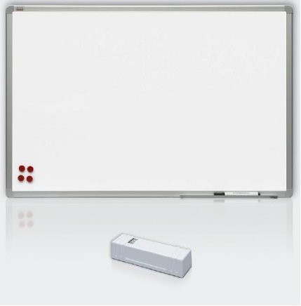 Ceramic magnetic board - ceramic surface, aluminum frame 90 x 120 cm - 1