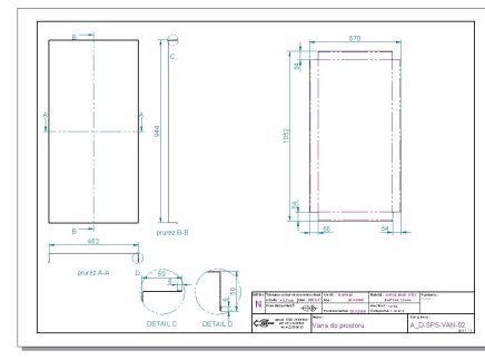 Shelf with grate and catch basin SCH VAN 01PZ - 2