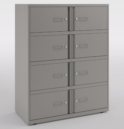 Bisley Essentials Box Cabinet 1270 x 800/1000 x 470 mm - 3