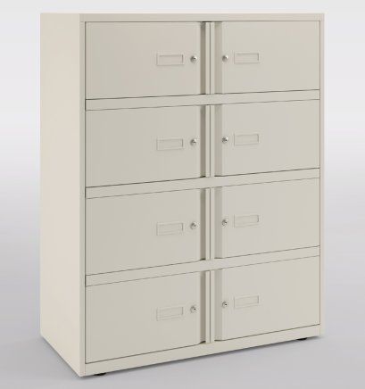 Bisley Essentials Lockable Box Cabinet YELD1012 - 1