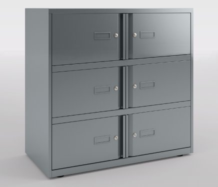 Bisley Essentials Box Cabinet 1000 x 800/1000 x 470mm - 4