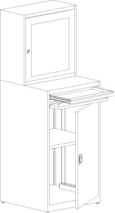 Computer cabinet SmK 4a (2 models) - 2