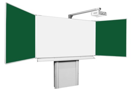 Triptych ZZBZZ assembly on stand + arm for short projection - 1