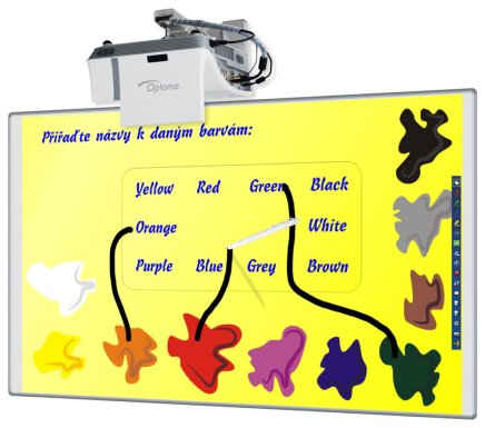 Manager K 200x120 + arm for short projection - 1