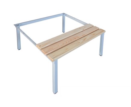 Bench with legs and rectification P411 W - 1