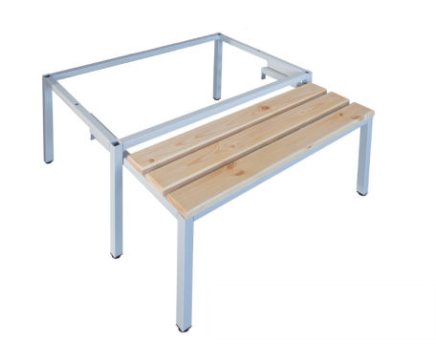 Extendable bench with legs with rectification Pw321 W - 1