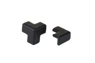 Two-arm corner coupling black - 4