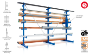 Double-sided tree rack type 97849 - 3