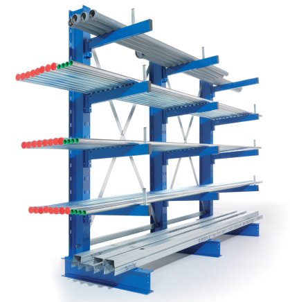 MULTISTRONG M cantilever rack - single-sided base 75107 - 1