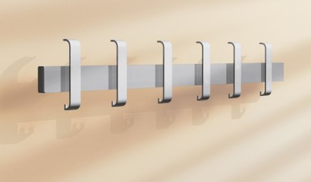 Wall-mounted metal hanger Arosa - 1