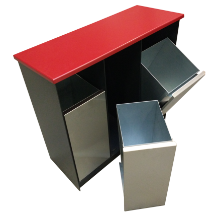 Waste bin for sorted waste for indoor and outdoor use - 2