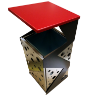 Trash can for indoor and outdoor use - 1