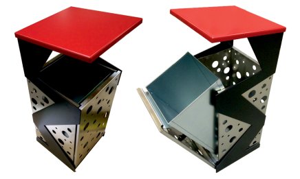 Trash can for indoor and outdoor use - 4