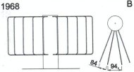 Spoke bicycle stand 1968 - 2