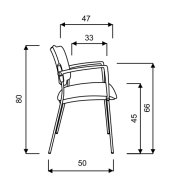 Square conference chair - 1