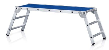 Folding work platform - non-slip surface R13 - 1