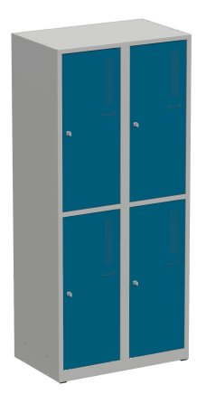 Wardrobe with split doors A82424W.2.B5.2.4 - 2