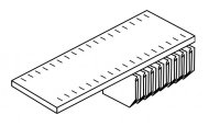 Perforated straight shelf G2IC12SSUPS