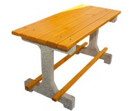 Concrete park table - 1