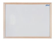 One-piece magnetic board, wooden frame 60 x 90 cm