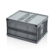 Folding crate with lid 965844 - 1