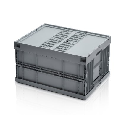 Folding crate with lid 965844 - 1