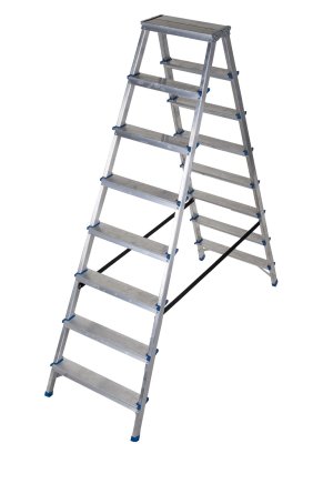 Double-sided aluminum steps DR(150)ALDD-8 - 1