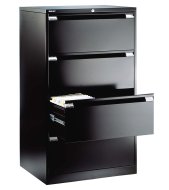 Bisley DF4 double-row metal filing cabinet - 1