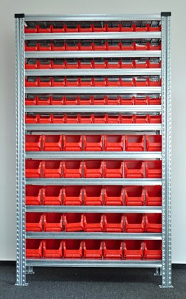 Rack with plastic boxes 877851009_VAR_4 - 1