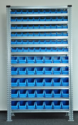 Rack with plastic boxes 877851009_VAR_5 - 1