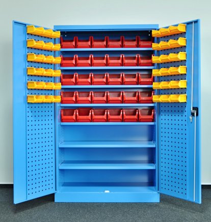 Kovos workshop cabinet with plastic boxes SPZ_11_0003_C_VAR_4 - 1
