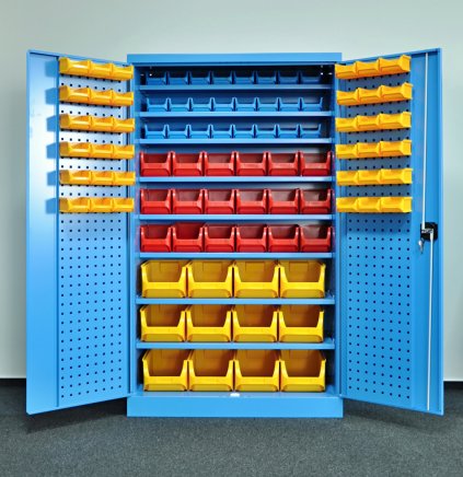 Kovos workshop cabinet with plastic boxes SPZ_11_0003_C_VAR_5 - 1