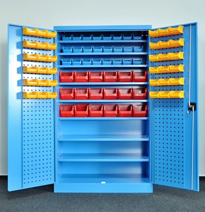 Kovos workshop cabinet with plastic boxes SPZ_11_0003_C_VAR_6 - 1