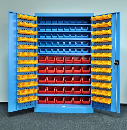 Kovos workshop cabinet with plastic boxes SPZ_11_0003_C_VAR_9 - 1