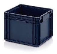R-KLT crate with full bottom 400 x 300 x 280 mm - 1