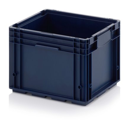 R-KLT crate with full bottom 400 x 300 x 280 mm - 1