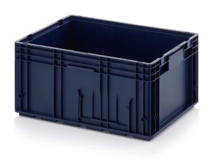 R-KLT crate with full bottom 600 x 400 x 280 mm - 1