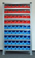Rack with plastic boxes 877851018_VAR_4 - 1