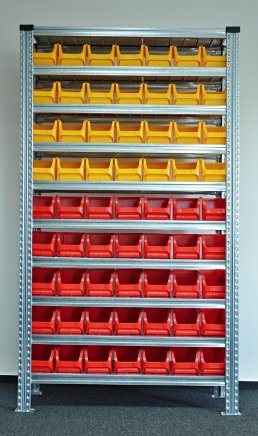 Rack with plastic boxes 877851018_VAR_6 - 1